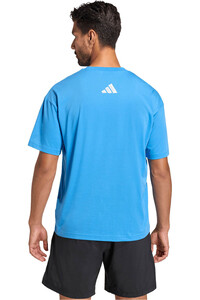 adidas camiseta fitness hombre ENTRENAMIENTO GRFICO CLIMACOOL POWER vista trasera