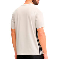 adidas camiseta fitness hombre ESSENTIALS BASE 3 STRIPES vista trasera