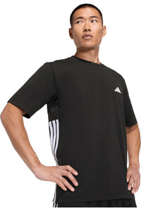 adidas camiseta fitness hombre ESSENTIALS FEELREADY 3 STRIPES vista detalle