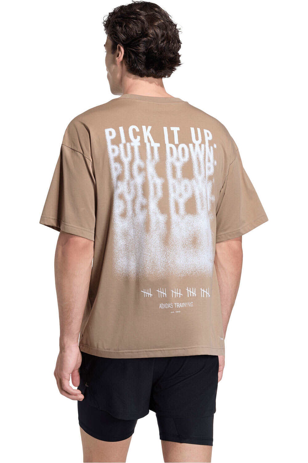 adidas camiseta fitness hombre ESTAMPADA CLIMACOOL POWER vista trasera