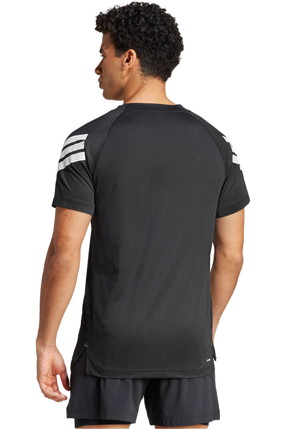 adidas camiseta fitness hombre GYM+ 3S TEE vista trasera
