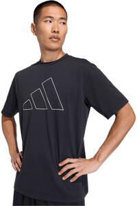 adidas camiseta fitness hombre LOGOTIPO ESSENTIALS FEELREADY vista detalle