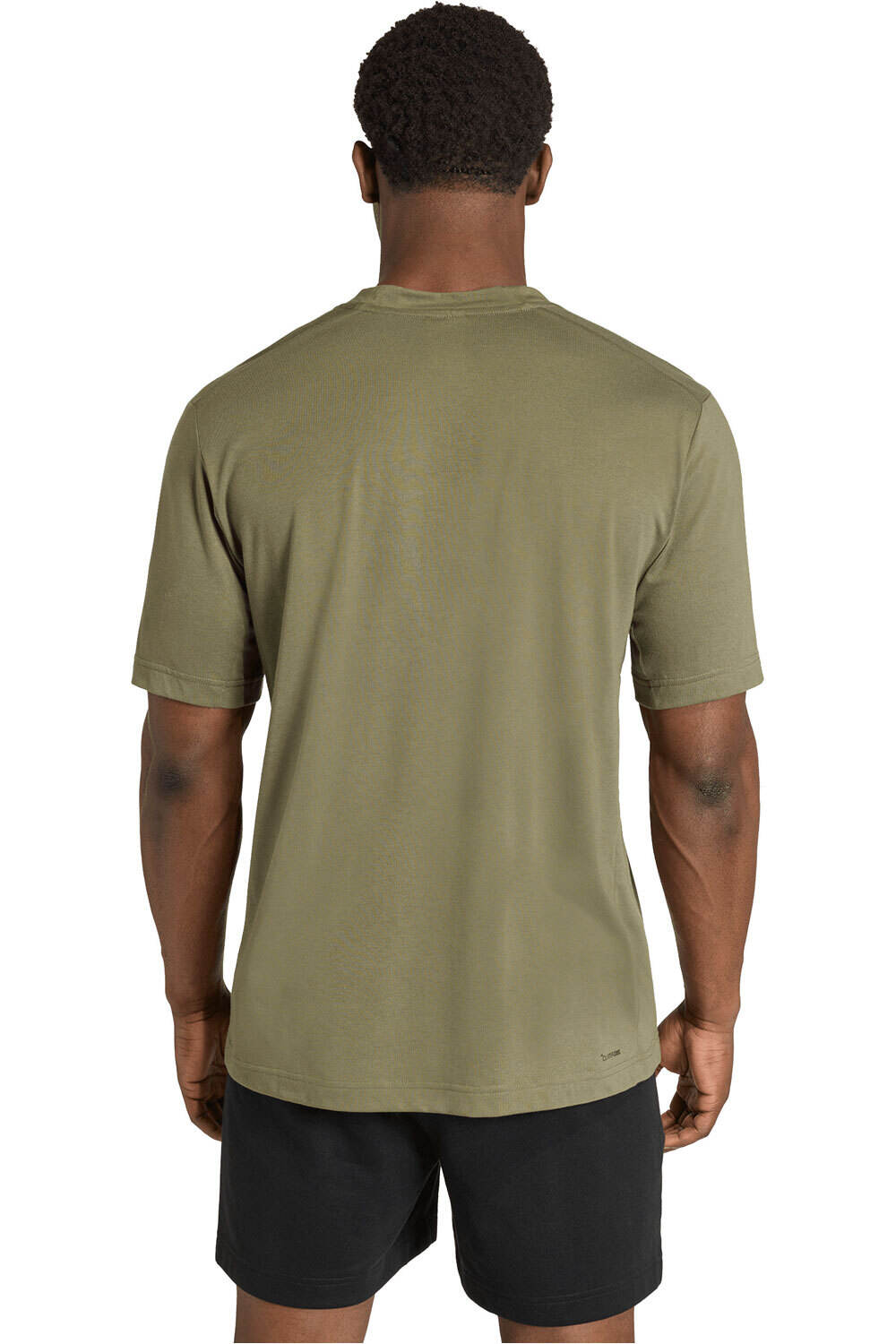 adidas camiseta fitness hombre LOGOTIPO ESSENTIALS FEELREADY vista trasera