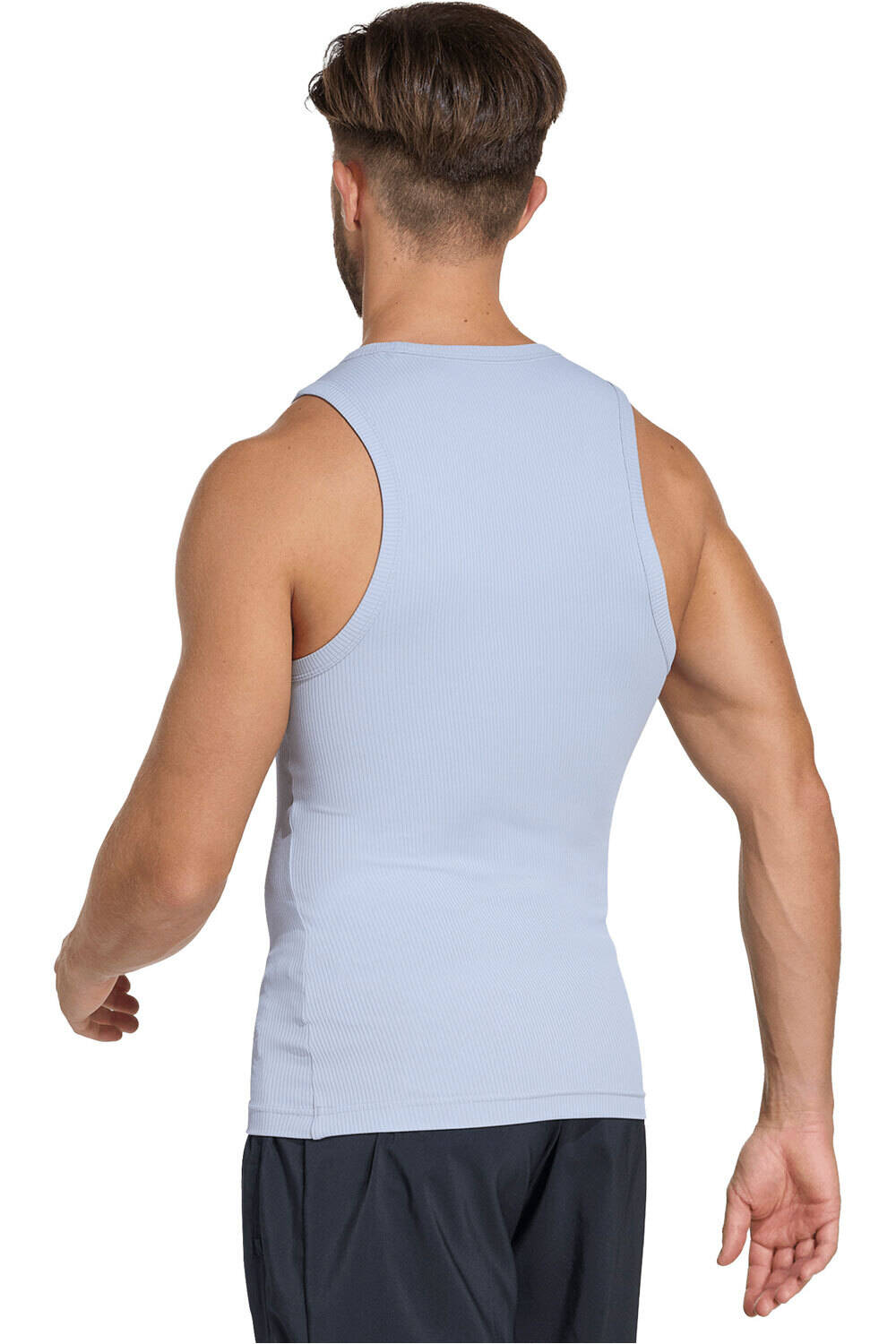 adidas camiseta fitness hombre POWER ESSENTIALS vista trasera