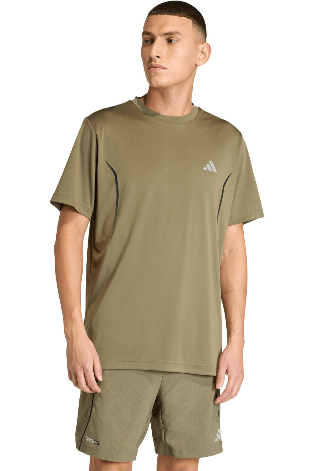 adidas camiseta fitness hombre TECH APPAREL vista frontal