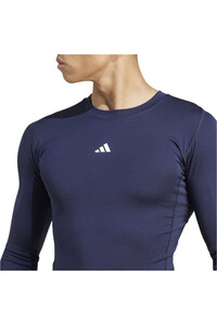 adidas camiseta fitness hombre TF LS TEE vista detalle