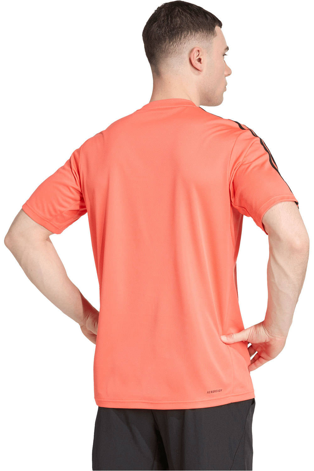 adidas camiseta fitness hombre TR-ES BASE 3S T vista trasera