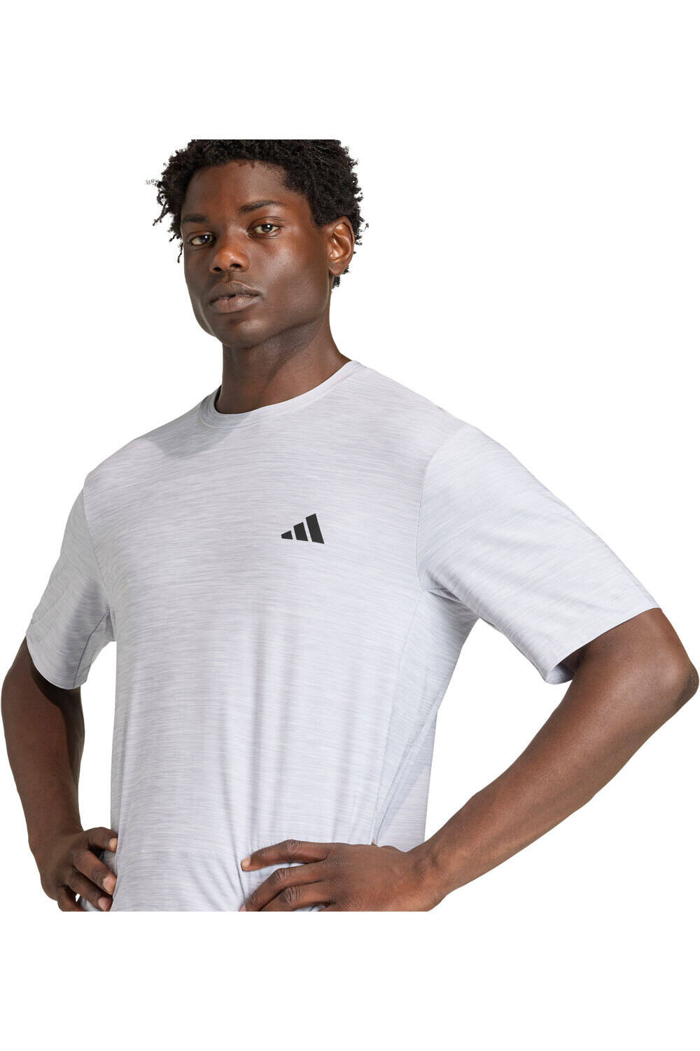 adidas camiseta fitness hombre WORKOUT ESSENTIALS FLEX vista detalle