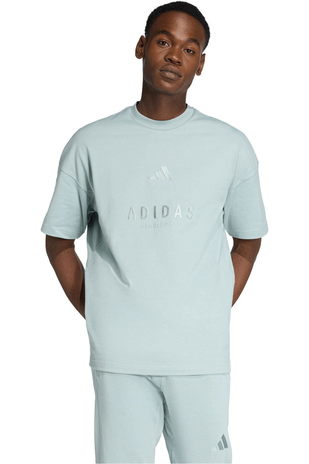 adidas camiseta manga corta hombre ALL SZN vista frontal