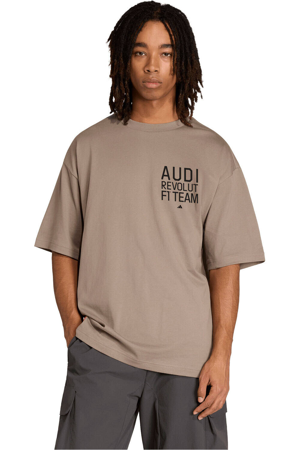 adidas camiseta manga corta hombre AUDI F1 TEAM ELEVATED II SS vista frontal