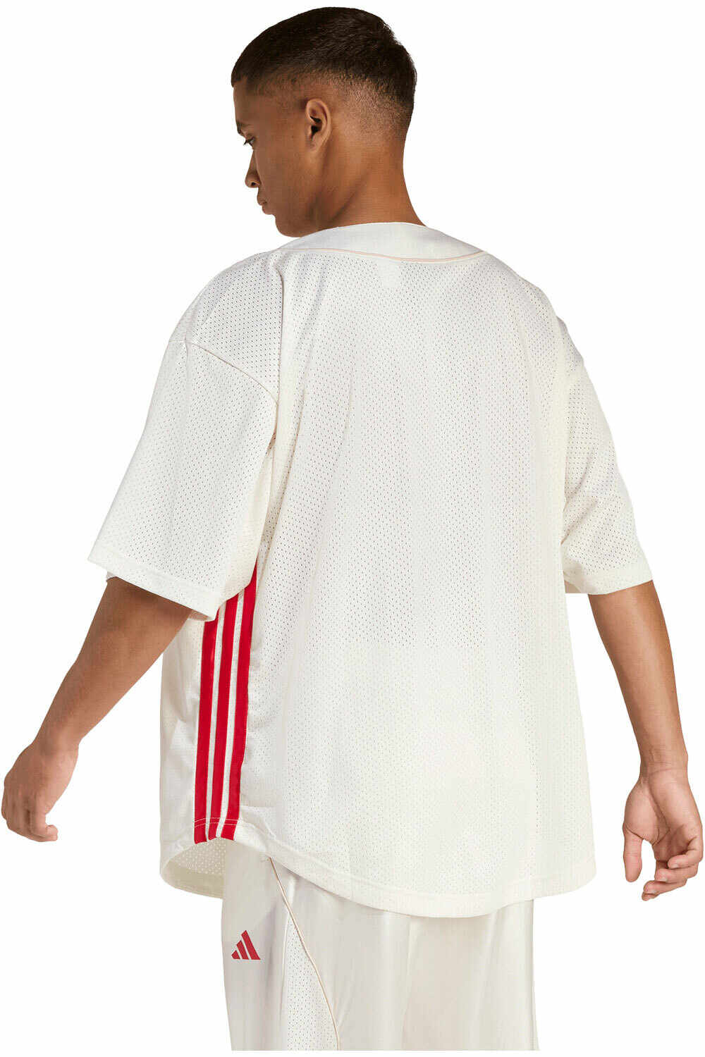 adidas camiseta manga corta hombre BISBOL DE MALLA STADIUM vista trasera