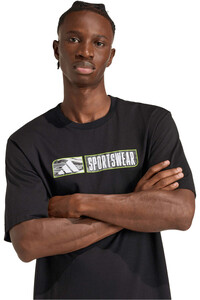 adidas camiseta manga corta hombre CAMUFLAJE CLIMACOOL LINEAR vista detalle