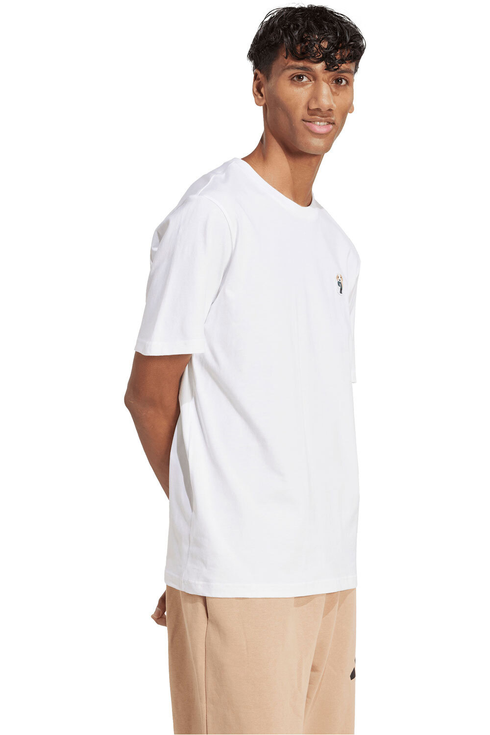 adidas camiseta manga corta hombre DOG SOCK PATCH GRAPHIC vista detalle