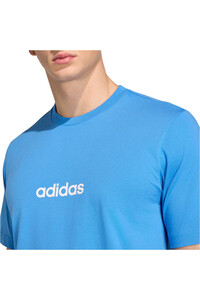 adidas camiseta manga corta hombre ESSENTIALS LINEAR SINGLE JERSEY vista detalle