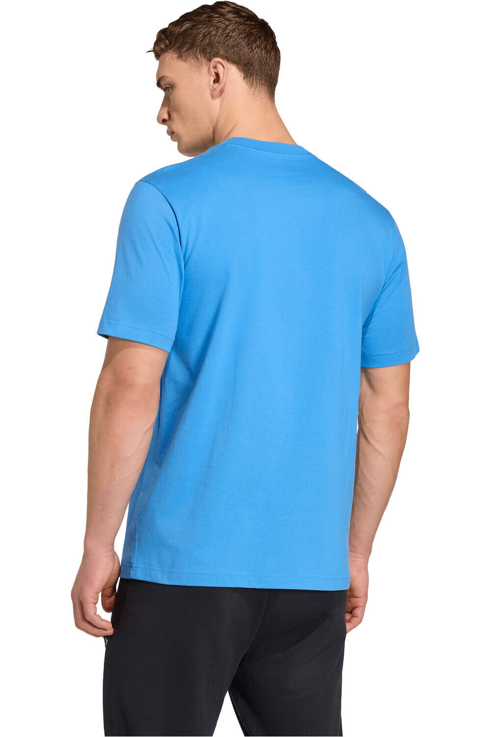 adidas camiseta manga corta hombre ESSENTIALS LINEAR SINGLE JERSEY vista trasera