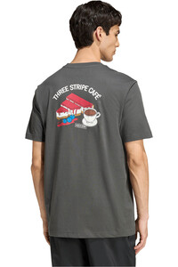 adidas camiseta manga corta hombre ESTAMPADA COFFEE CAFE CHEESECAKE vista trasera