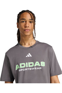 adidas camiseta manga corta hombre ESTAMPADA HOUSE OF TIRO LINEAR 04