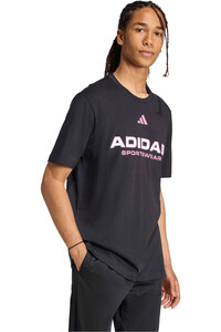 adidas camiseta manga corta hombre ESTAMPADA HOUSE OF TIRO LINEAR vista detalle