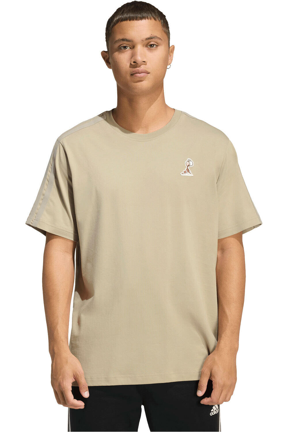 adidas camiseta manga corta hombre ESTAMPADA LUX COFFEE CAFE POUR vista frontal