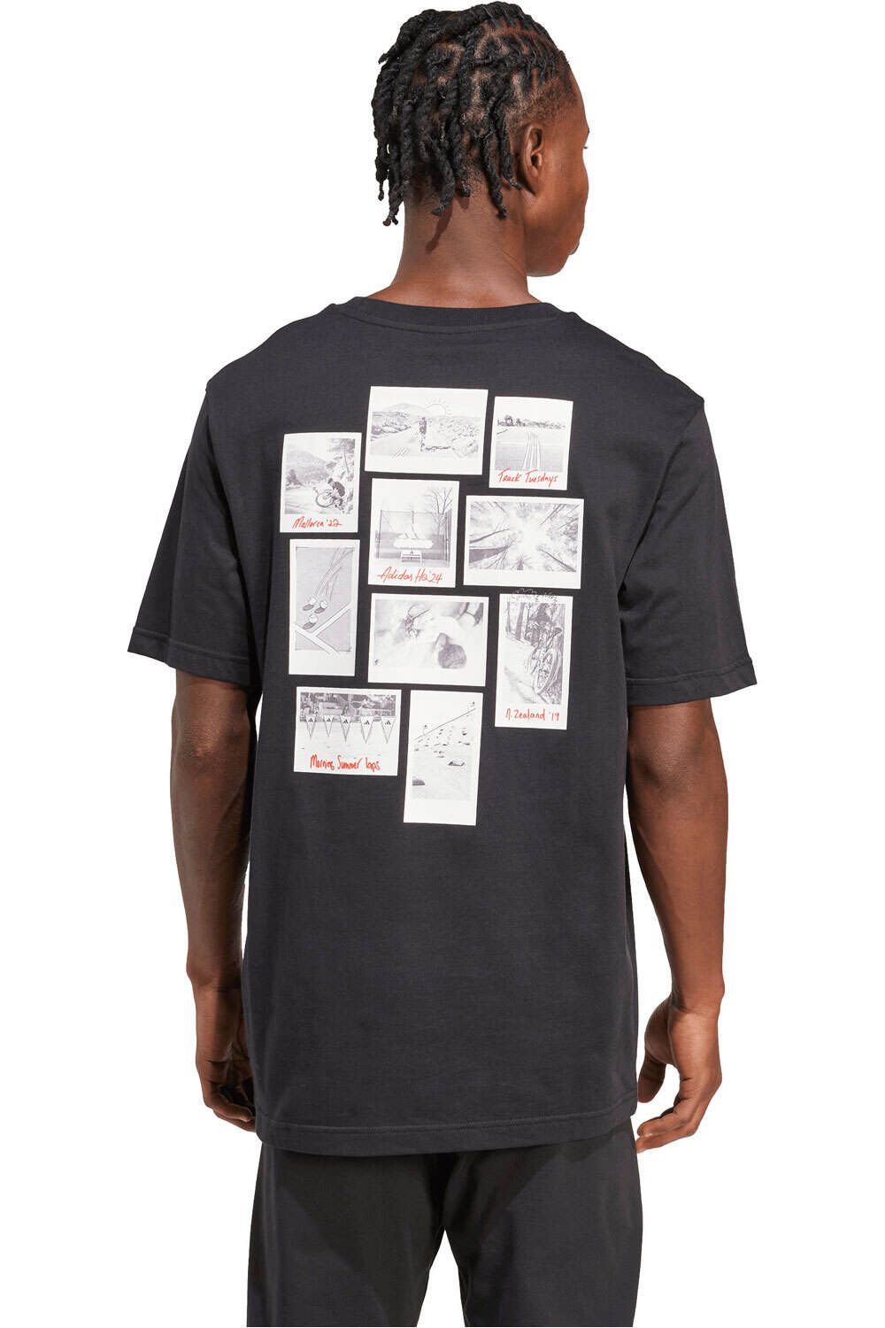 adidas camiseta manga corta hombre ESTAMPADA MEMORIES OF SPORT GALLERY vista trasera