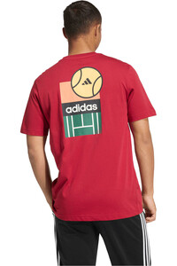 adidas camiseta manga corta hombre ESTAMPADA MEMORIES OF SPORT POSTER vista trasera