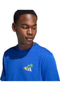 adidas camiseta manga corta hombre ESTAMPADA MINI EMBROIDERY SURFING vista detalle