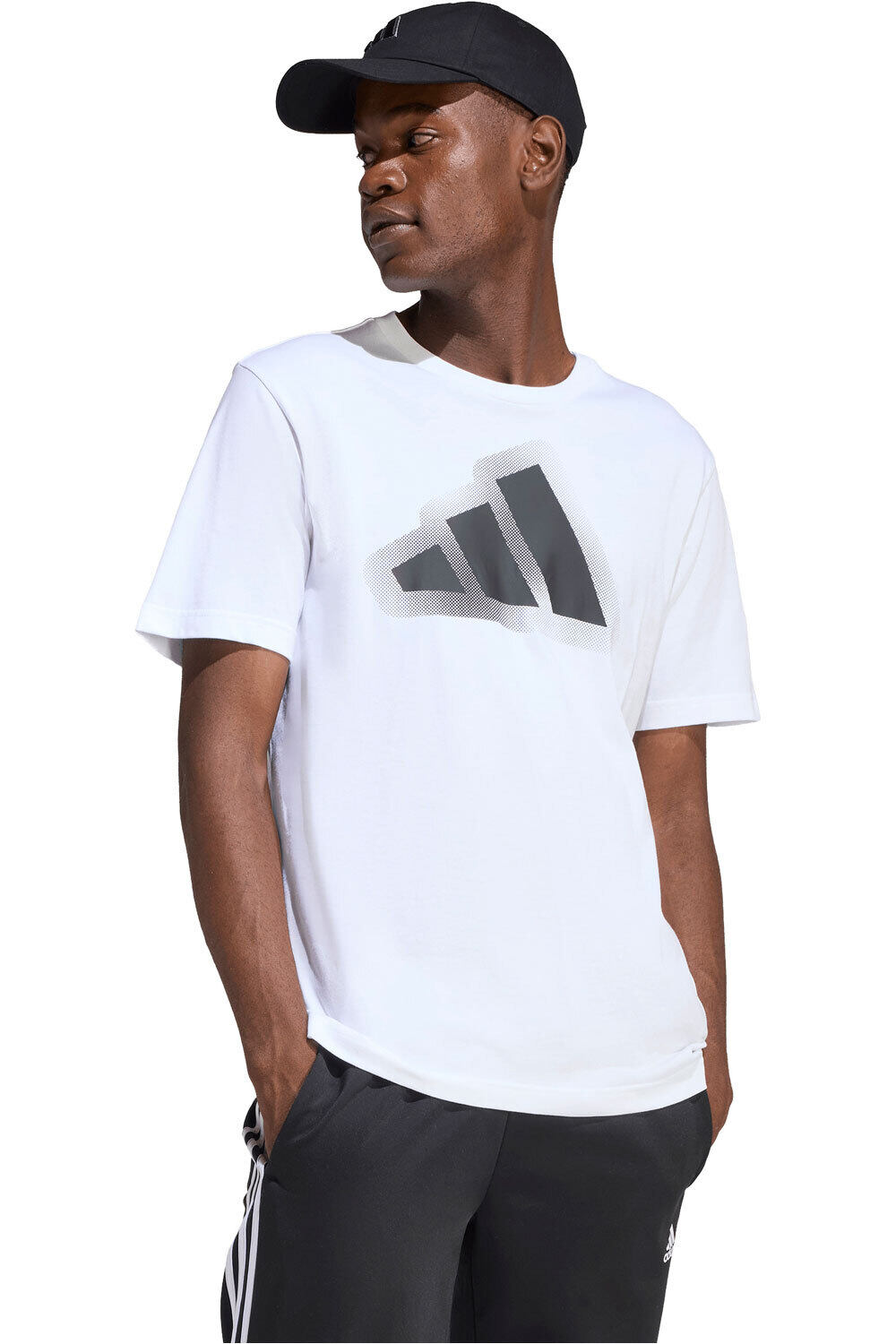 adidas camiseta manga corta hombre ESTAMPADA MODERN ESSENTIALS vista frontal