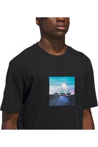 adidas camiseta manga corta hombre ESTAMPADA SUMMER HEAT vista detalle