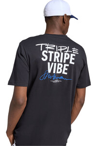 adidas camiseta manga corta hombre ESTAMPADA TRIPLE STRIPE VIBE vista detalle