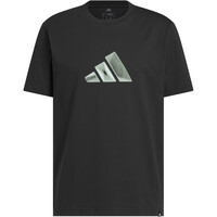 adidas camiseta manga corta hombre GRFICA 3-BAR vista trasera