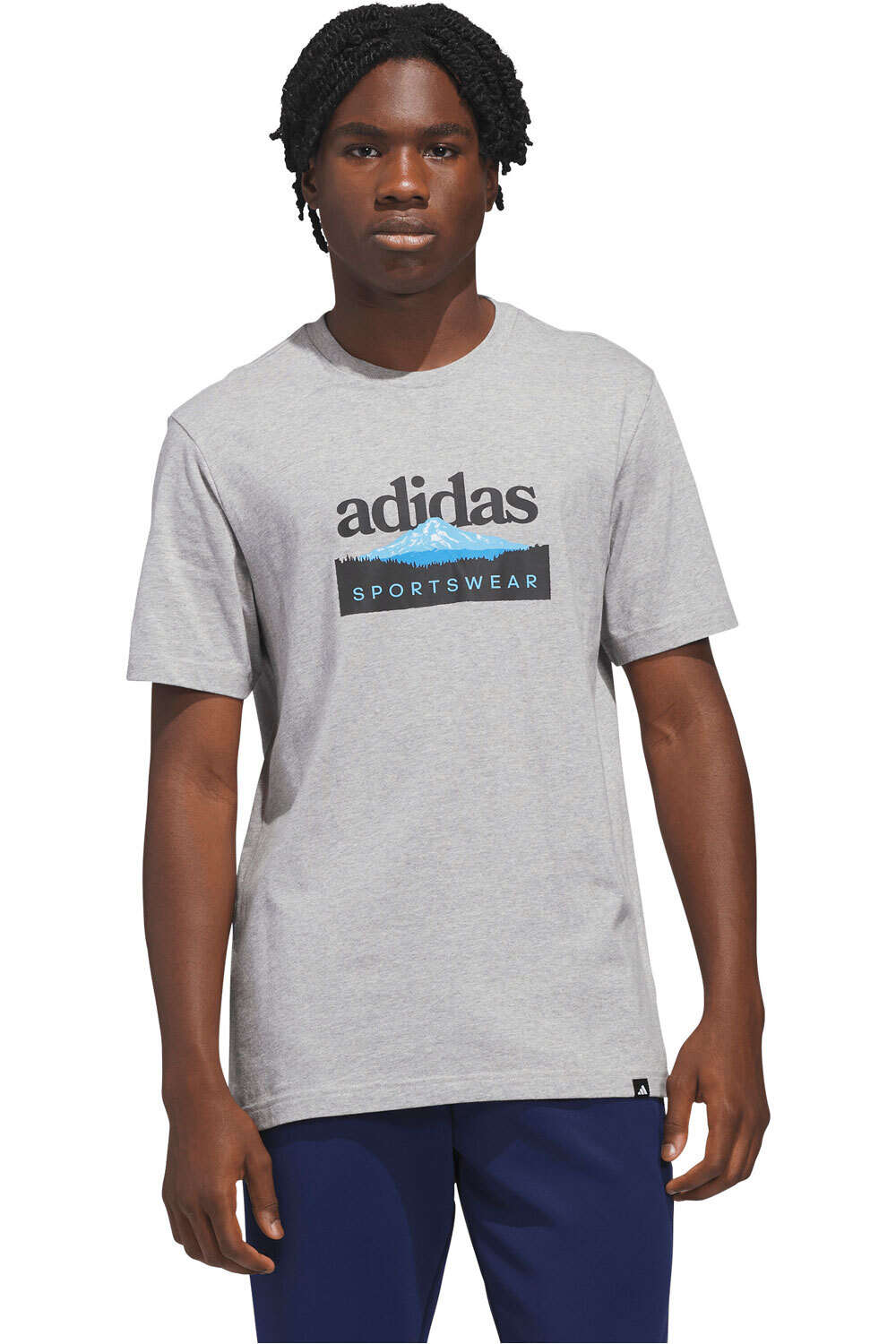 adidas camiseta manga corta hombre GRFICA SPORTSMAN MOUNTAIN vista frontal