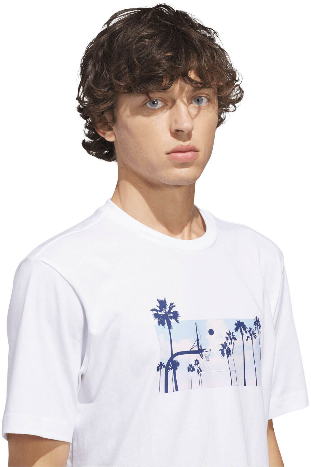 adidas camiseta manga corta hombre GRFICA SUMMER SUNSET vista detalle