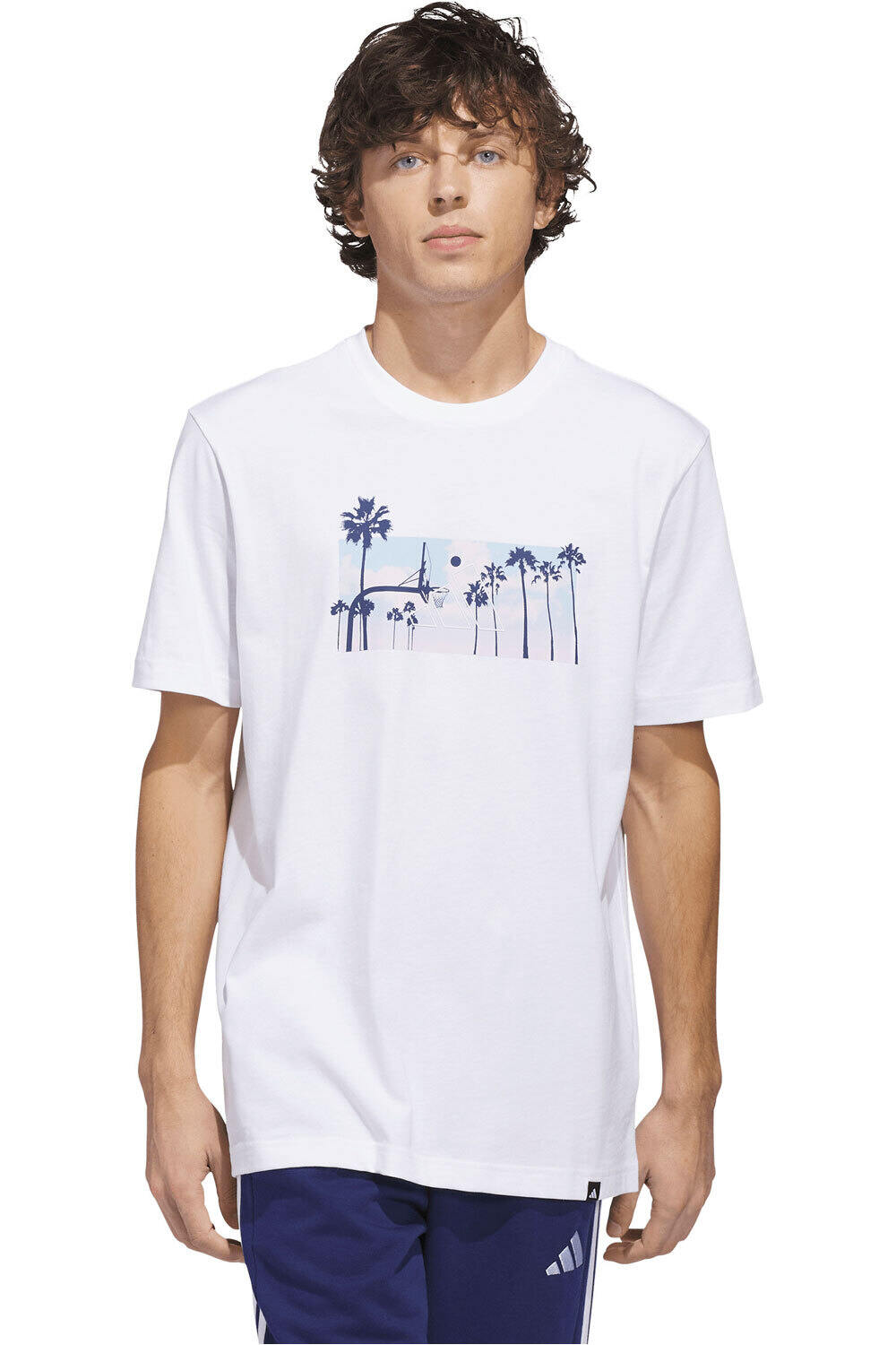 adidas camiseta manga corta hombre GRFICA SUMMER SUNSET vista frontal