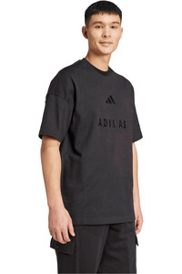 adidas camiseta manga corta hombre GRFICOS BORDADOS ALL SZN vista detalle