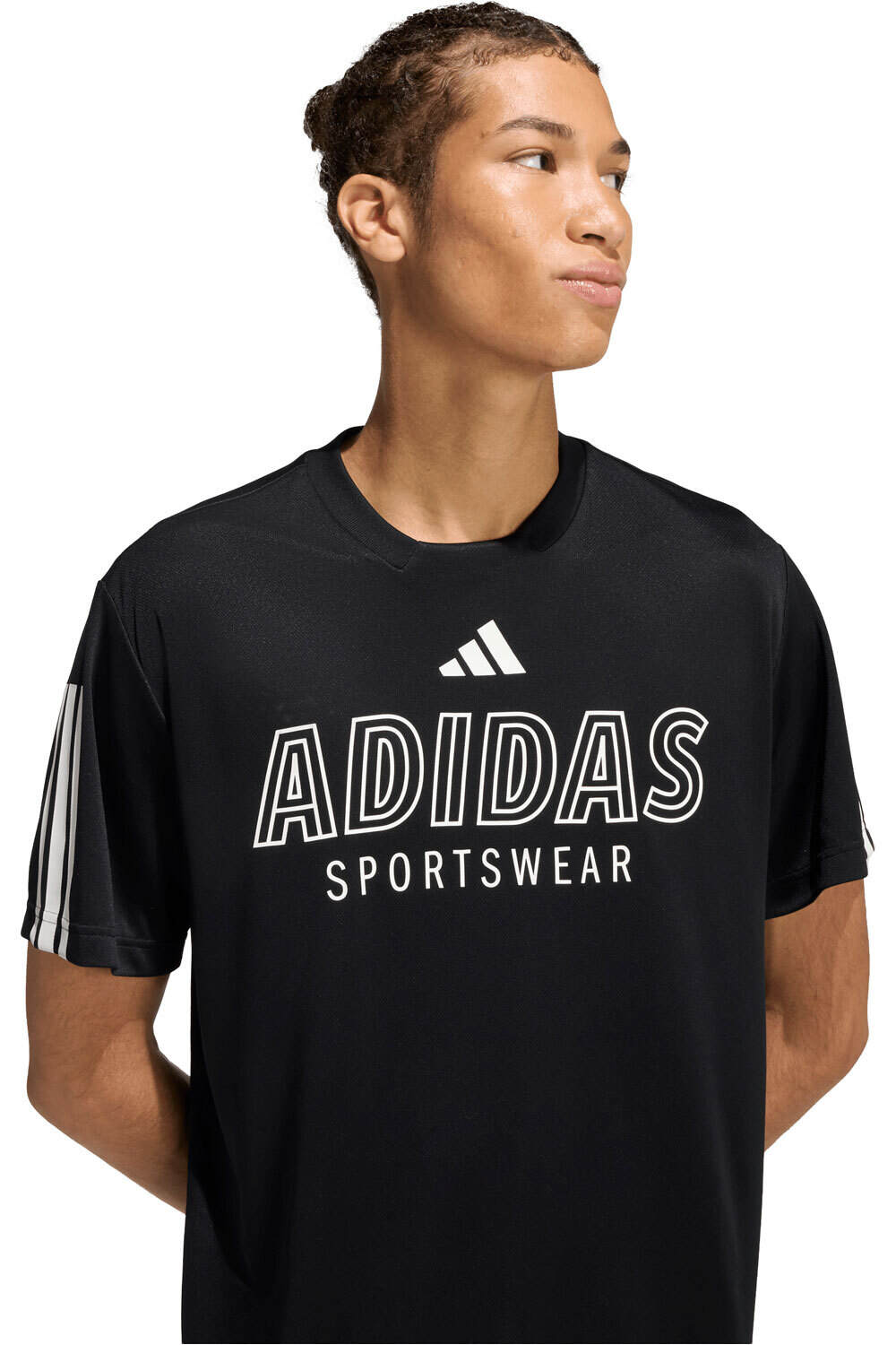 adidas camiseta manga corta hombre HOUSE OF TIRO WORDMARK vista detalle