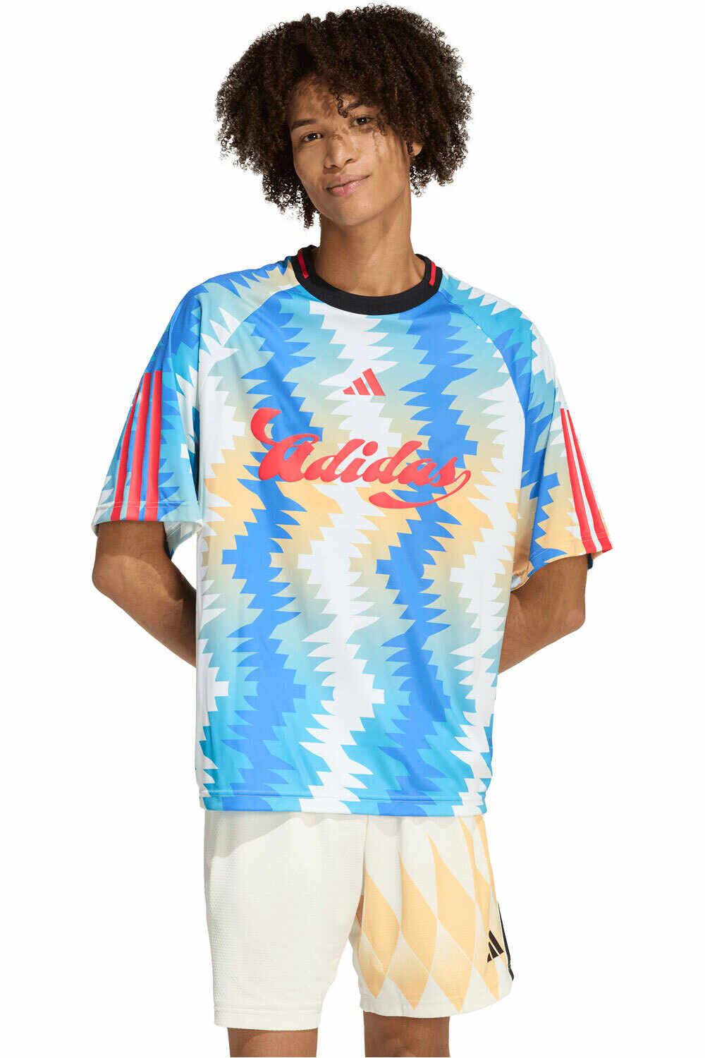 adidas camiseta manga corta hombre HOUSE OF TIRO X COMMON GOAL vista frontal
