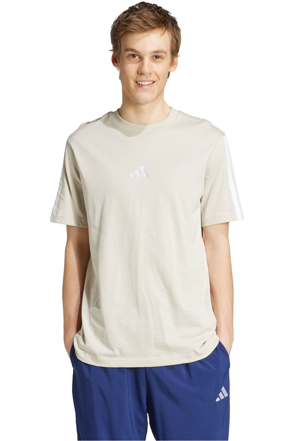 adidas camiseta manga corta hombre M 3S SJ T B vista frontal