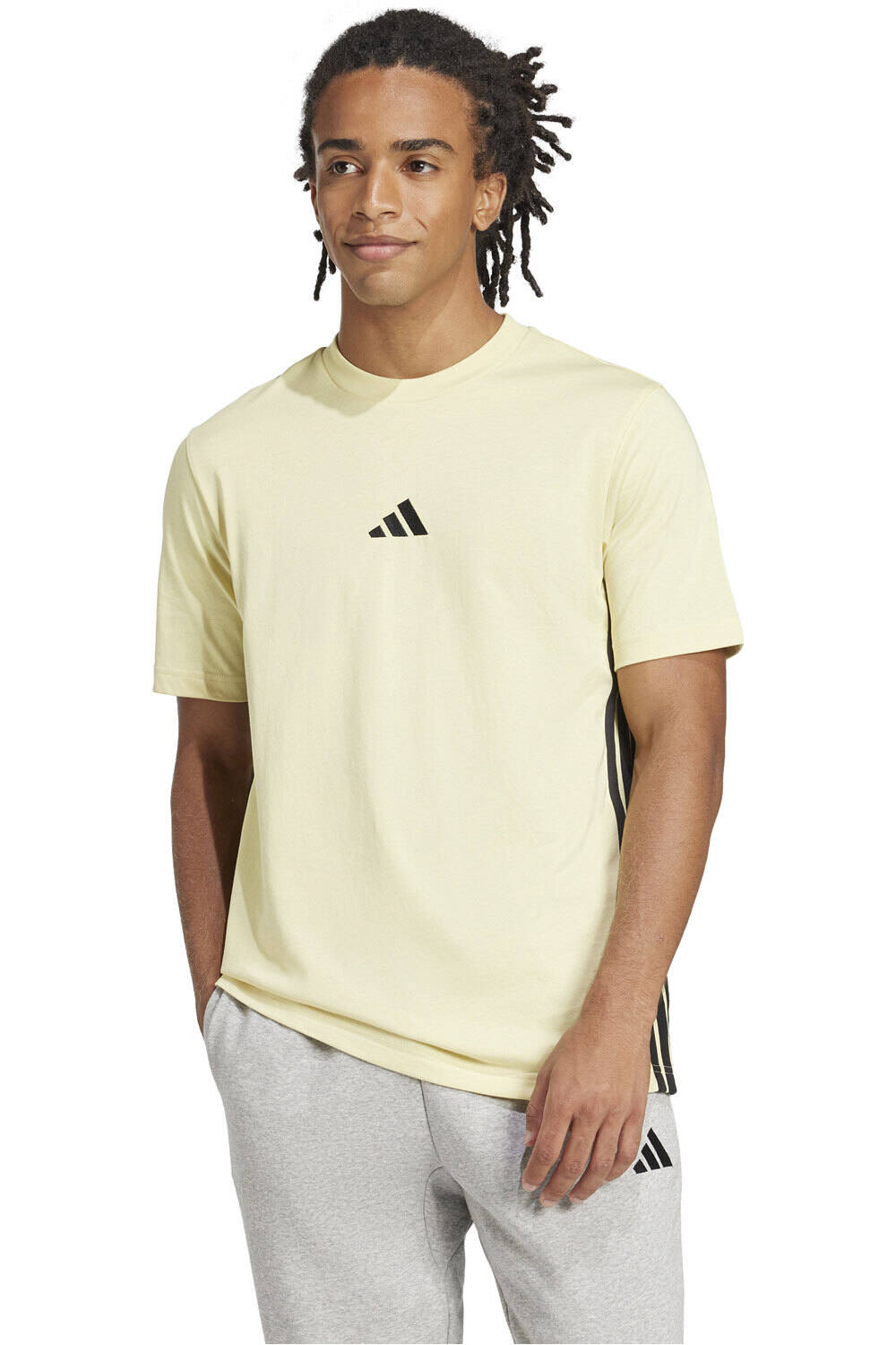 adidas camiseta manga corta hombre M 3S SJ T vista frontal