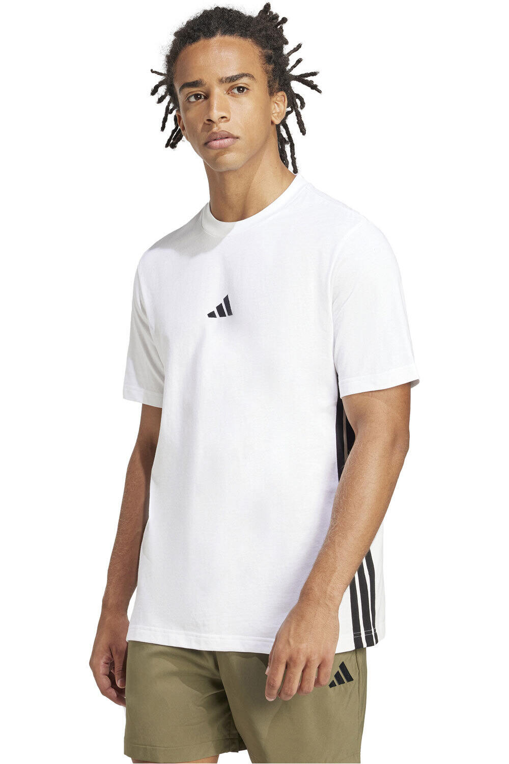 adidas camiseta manga corta hombre M 3S SJ T vista frontal