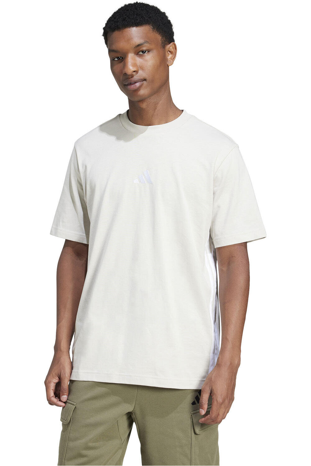 adidas camiseta manga corta hombre M 3S SJ T vista frontal