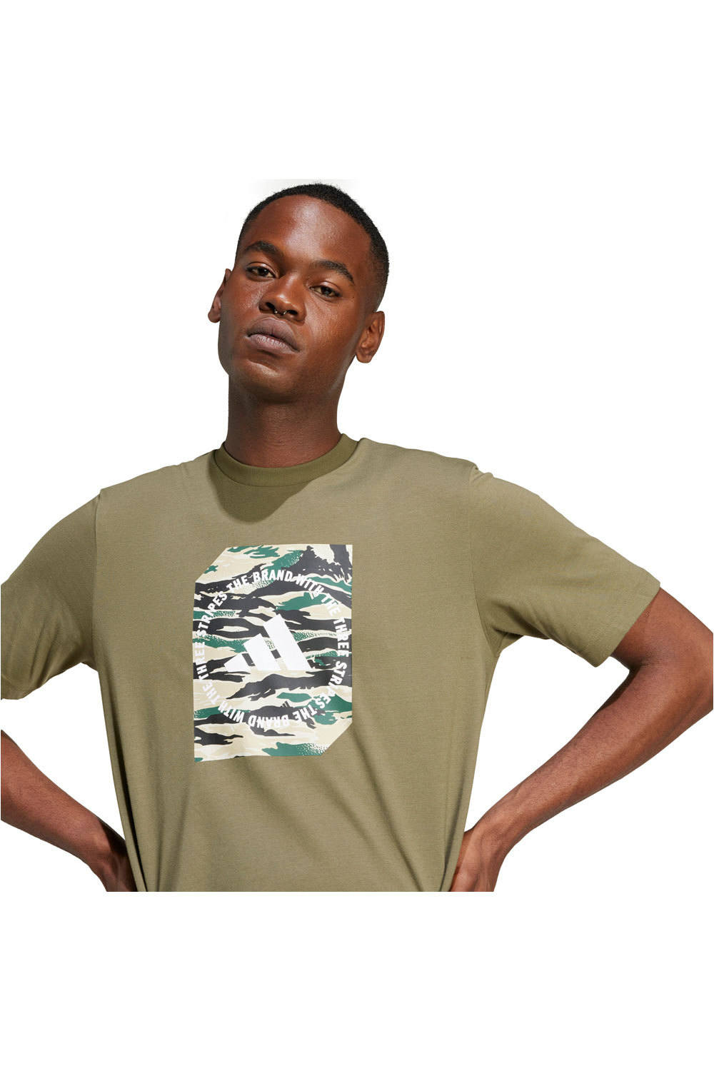adidas camiseta manga corta hombre M C CAMO BOX T 03
