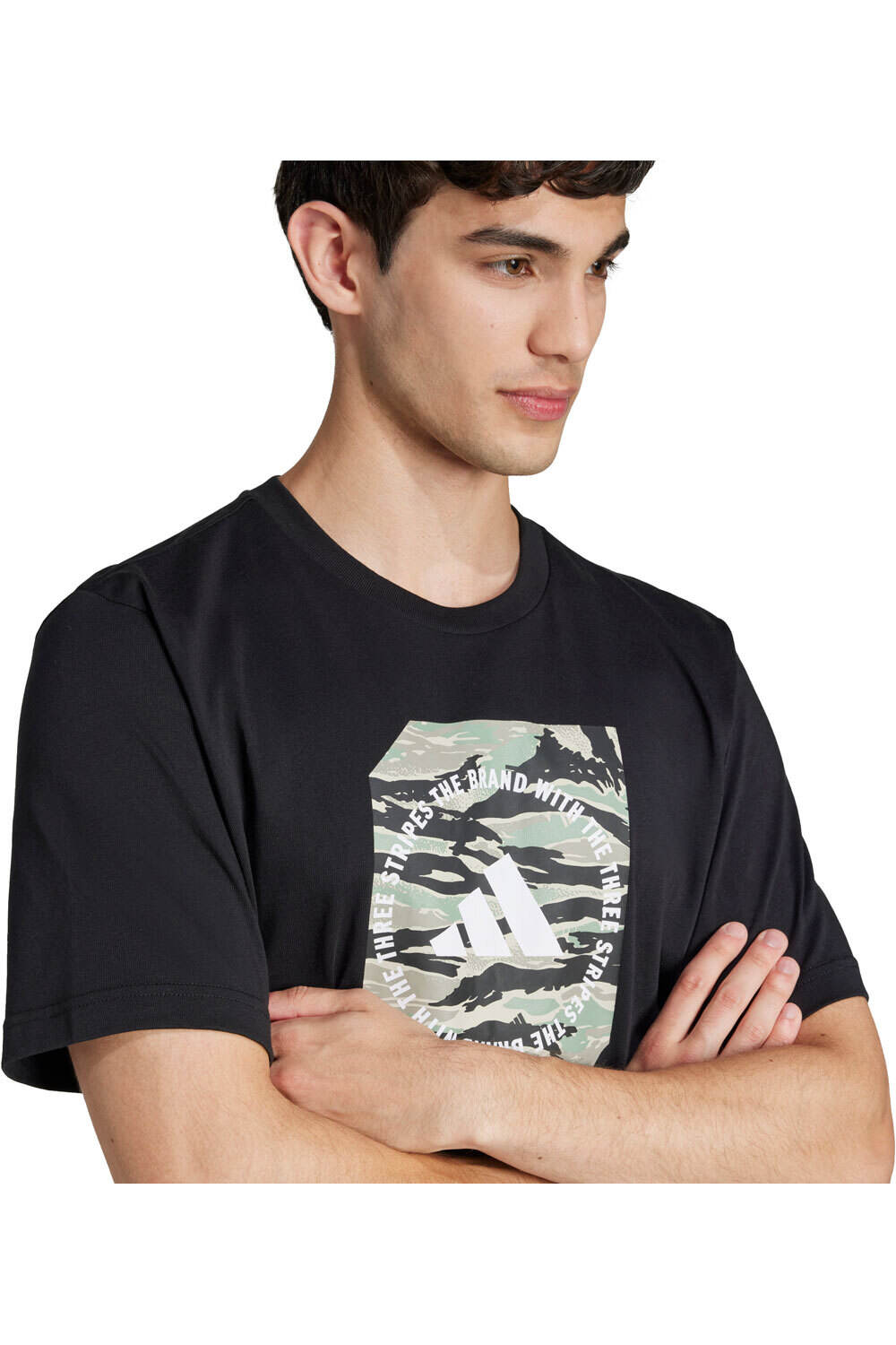 adidas camiseta manga corta hombre M C CAMO BOX T vista detalle