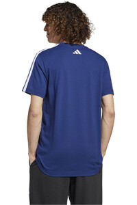 adidas camiseta manga corta hombre M C COLLEG TEE vista trasera