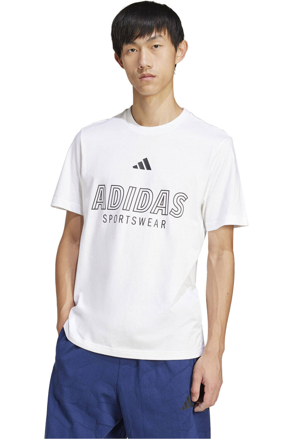 adidas camiseta manga corta hombre M C HOT SPW TEE vista frontal