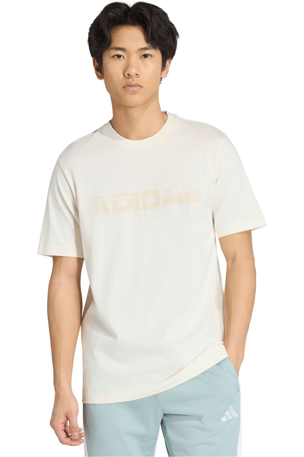 adidas camiseta manga corta hombre M DISTRESSED T vista frontal