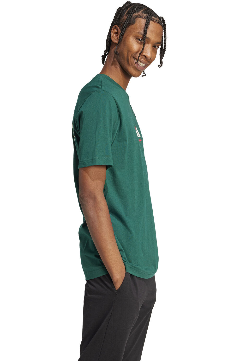 adidas camiseta manga corta hombre M L PIZZA TEE vista detalle