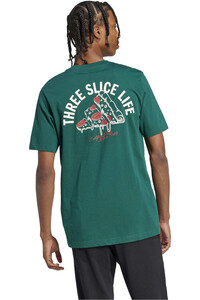 adidas camiseta manga corta hombre M L PIZZA TEE vista trasera