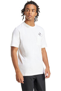 adidas camiseta manga corta hombre M L SLIDE PKT T vista detalle