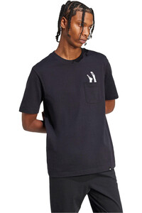 adidas camiseta manga corta hombre M L SLIDE PKT T vista detalle