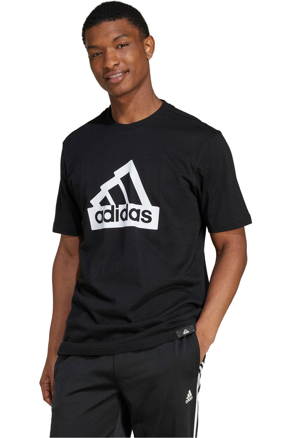 adidas camiseta manga corta hombre M  MOD ESS T vista frontal